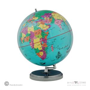 کره جغرافیایی سایز30پایه فلزنیم کمان ایده کد127